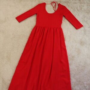 Reserved Red Maxi Dress